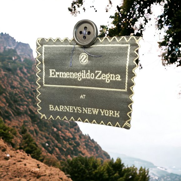 Ermenegildo Zegna Men's 42R Solid Black 100% Wool Blazer Sport Coat & Tie 10673 - Picture 7 of 8